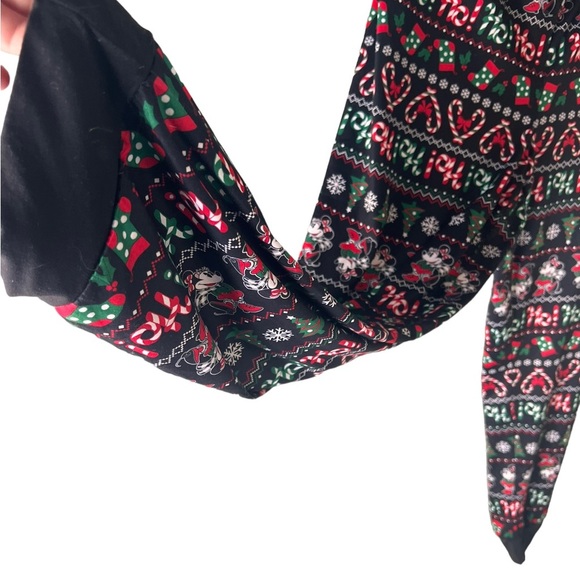 Disney Minnie Mouse Fair Isle Holiday Plus Size Pajamas Leggings NEW Plus 2X - Picture 4 of 13